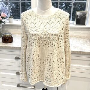 Free People oversized knit sweater